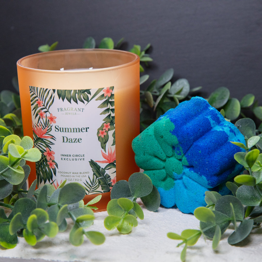 Summer Daze - Candle and Bath Bomb Set - Subscription Box