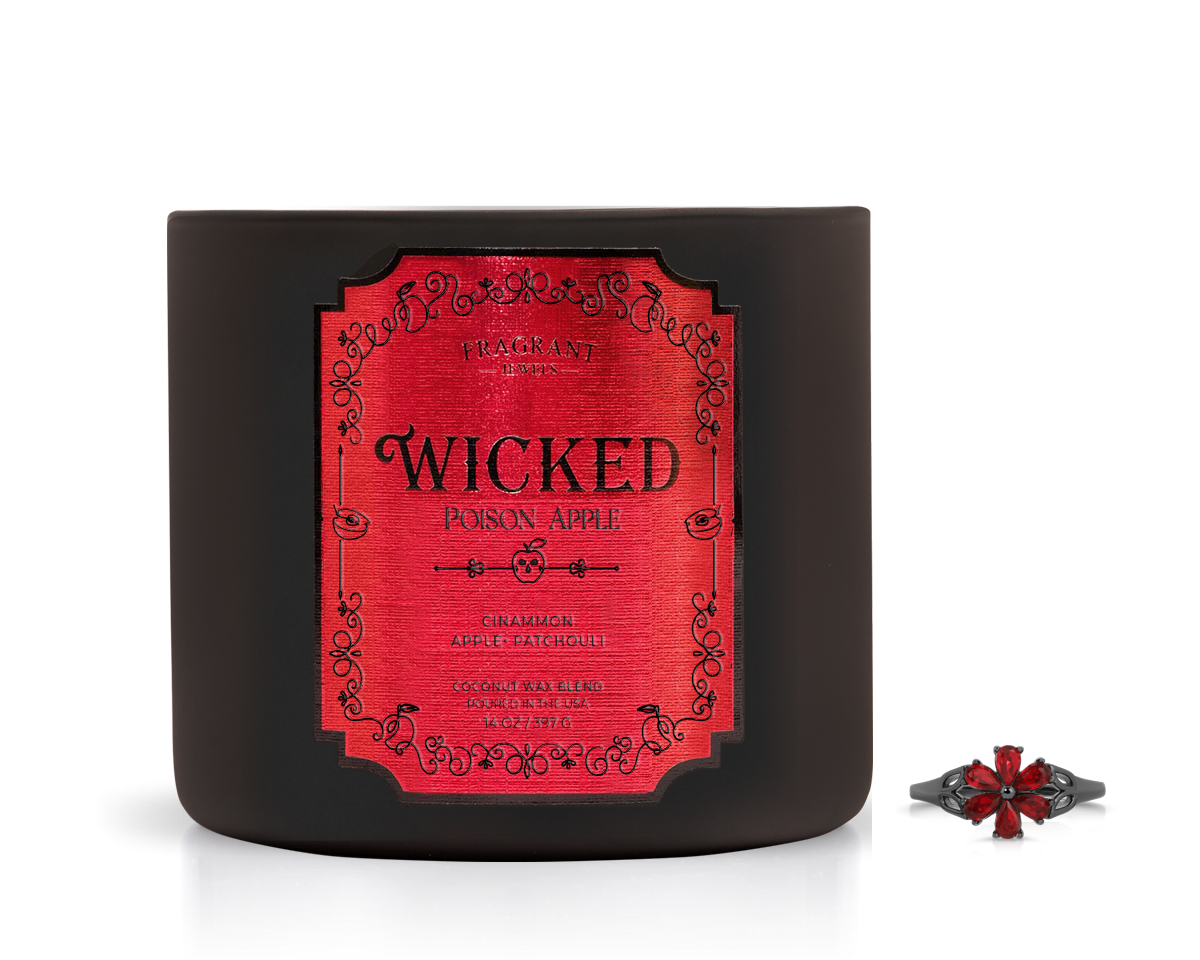 Wicked Poison Apple - Jewel Candle