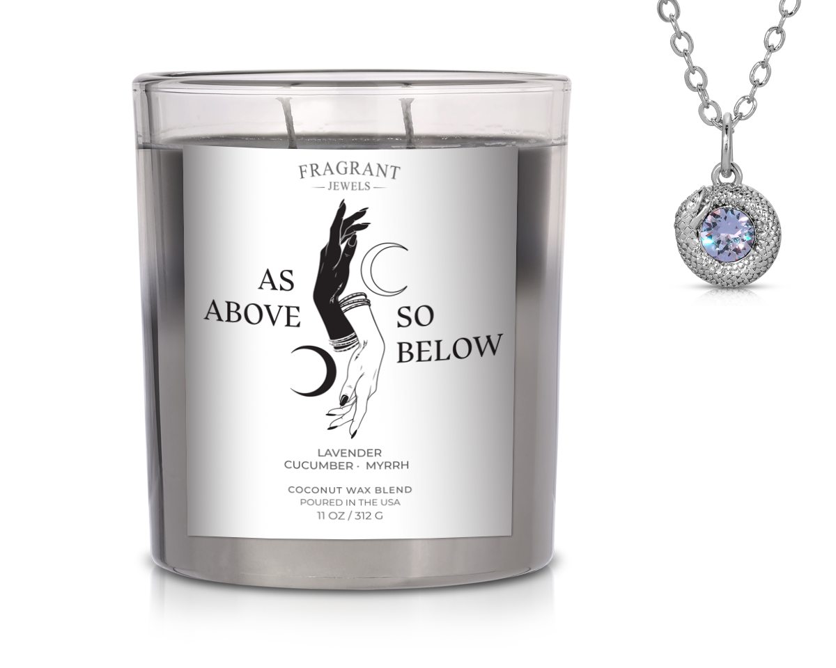 As Above So Below - Jewel Candle