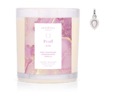 June Pearl Birthstone Charm - Jewel Candle