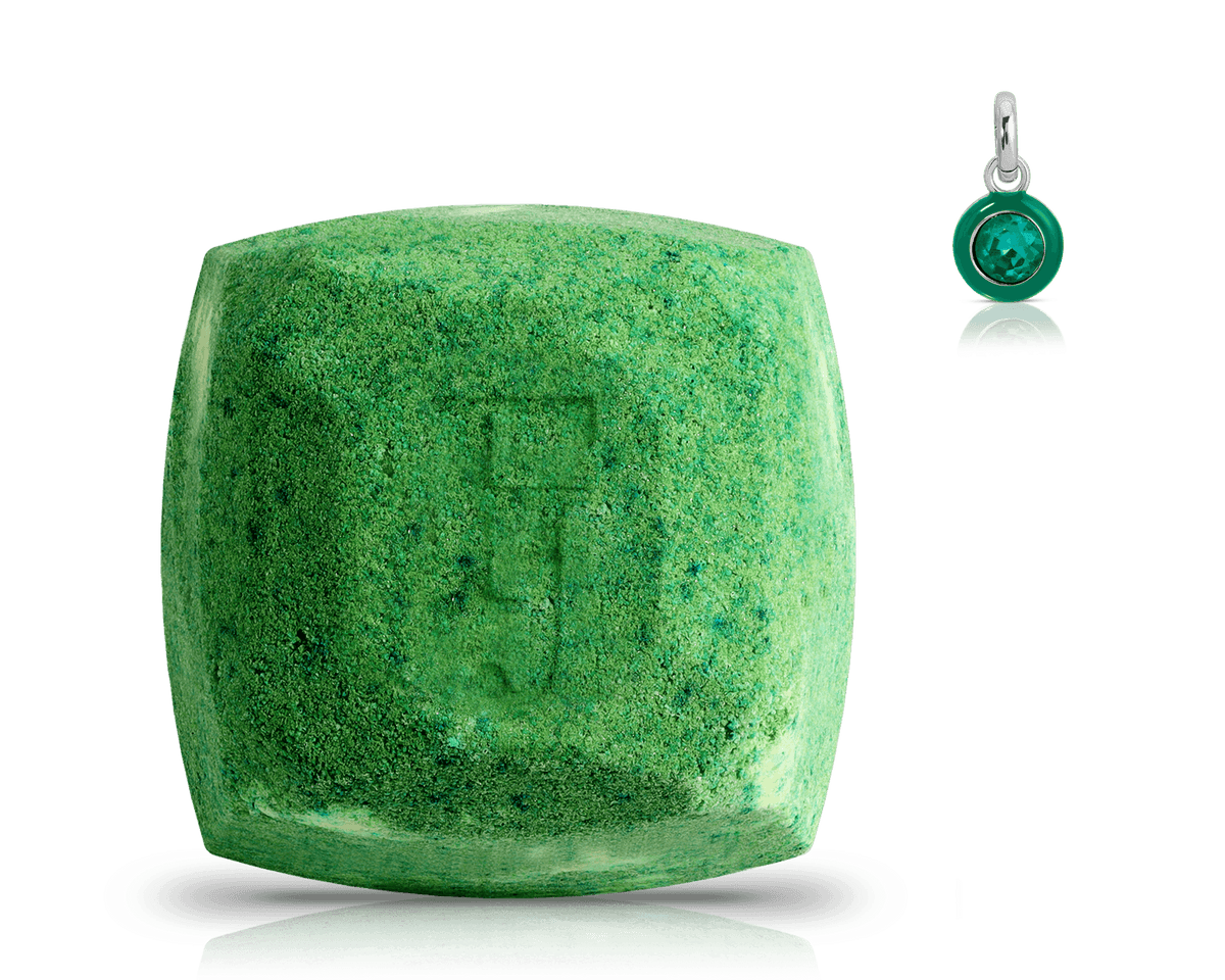 May Emerald Birthstone Charm - Bath Bomb