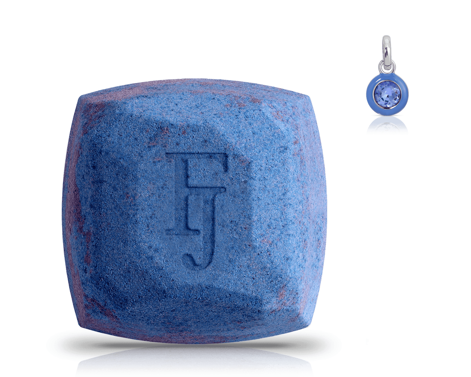 September Sapphire Birthstone Charm - Bath Bomb