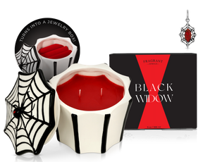 Black Widow - Jewel Candle Ceramic