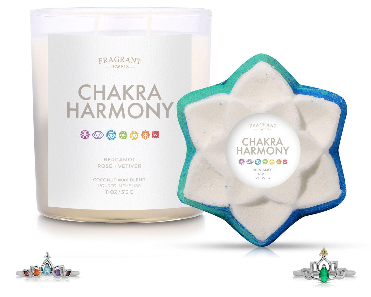 Chakras - Candle and Bath Bomb Set