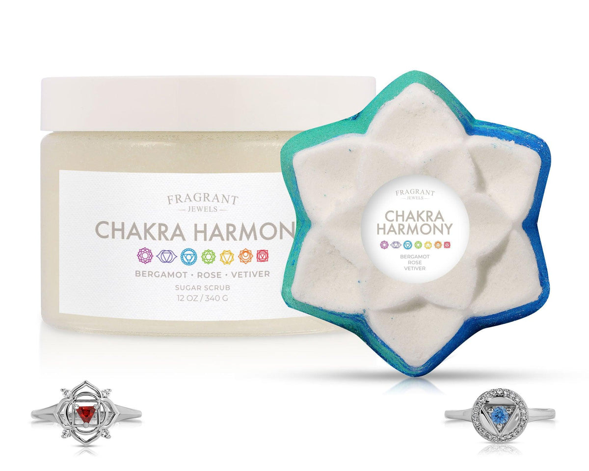 Chakras - Bath Bomb and Body Scrub Set