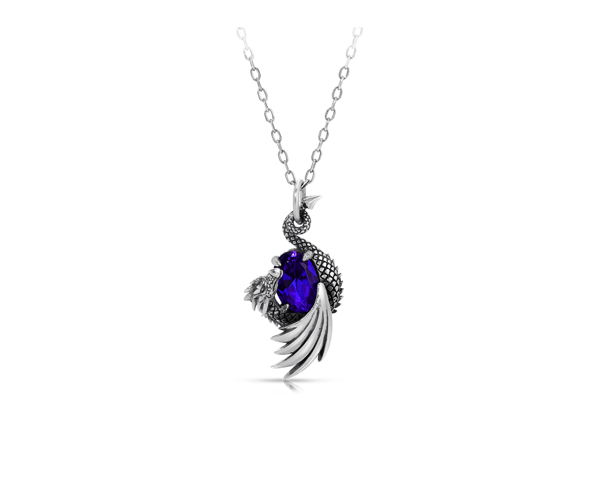 Dragons of the Elements Necklace - Water