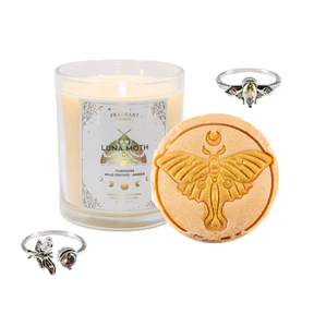 Luna Moth - Candle and Bath Bomb Set - Subscription Box