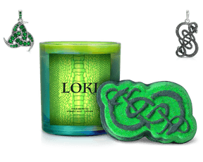 Loki - Candle and Bath Bomb Set