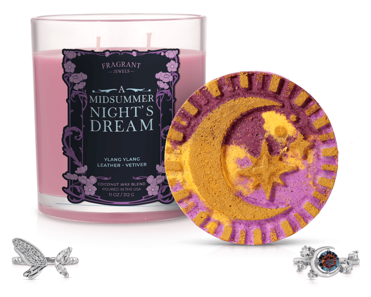 A Midsummer Night's Dream - Candle and Bath Bomb Set - July 2024 Box