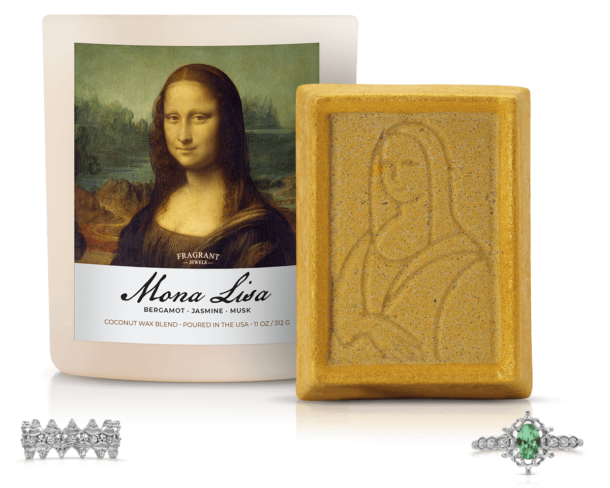 Mona Lisa - Candle and Bath Bomb Set