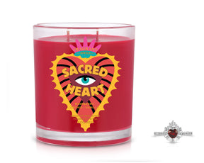 Sacred Heart - Jewel Candle