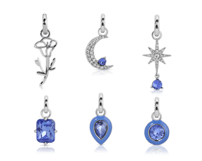 September Sapphire Birthstone Charm - Jewel Candle