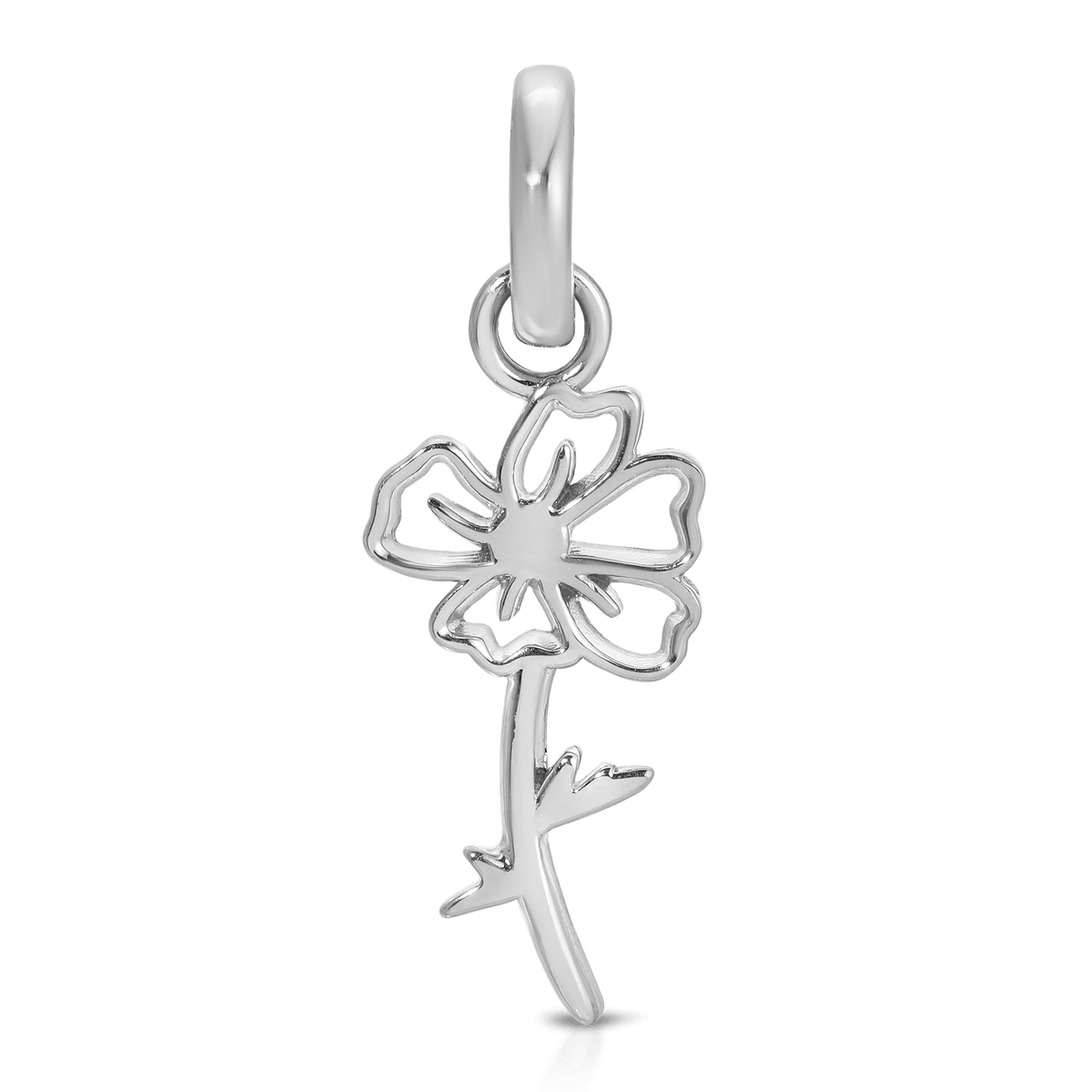 August Peridot Birthstone Charm - Flower (Poppy) (Rewards Store)