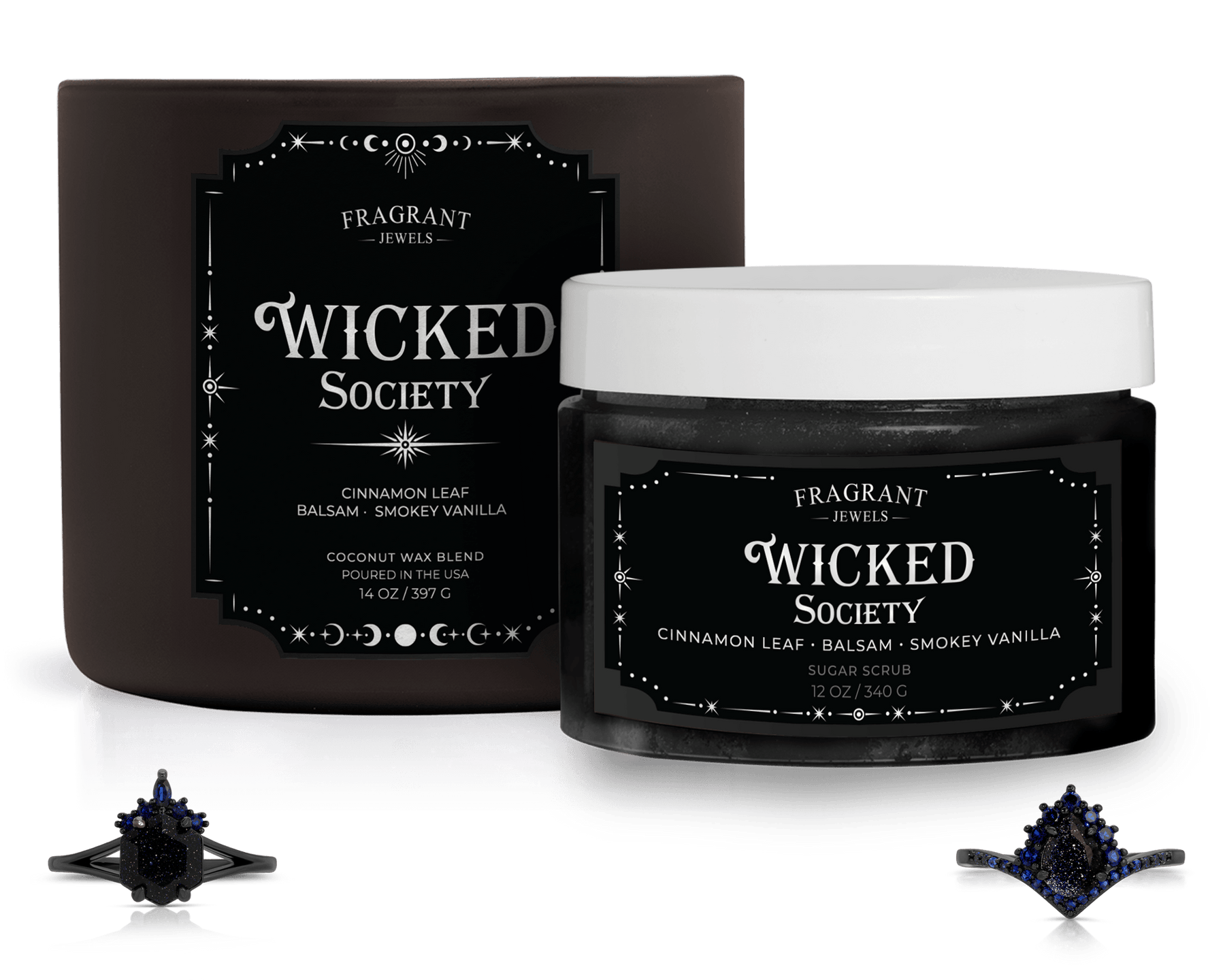 Wicked Society - Candle and Body Scrub Set