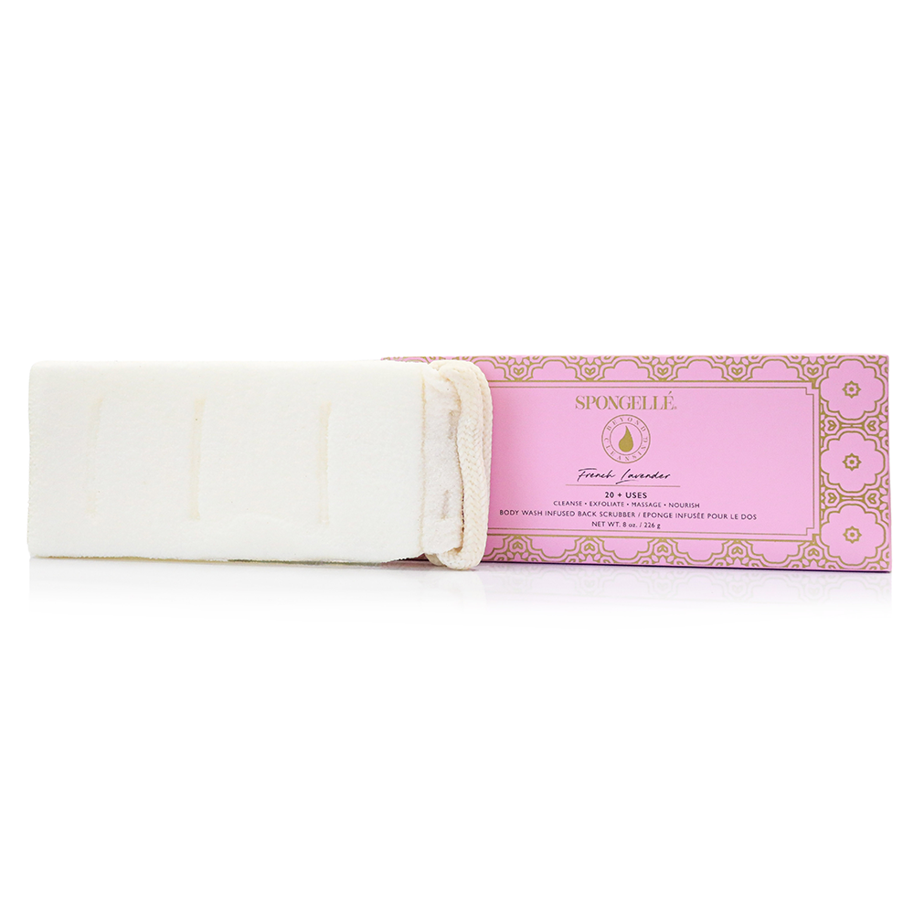 French Lavender Body Wash Infused Back Scrubber
