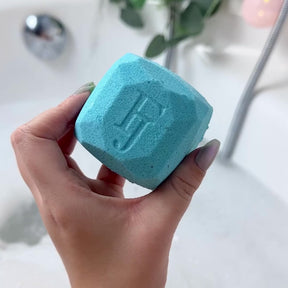 March Aquamarine Birthstone Charm - Bath Bomb