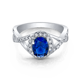 Bluebell Halo Ring