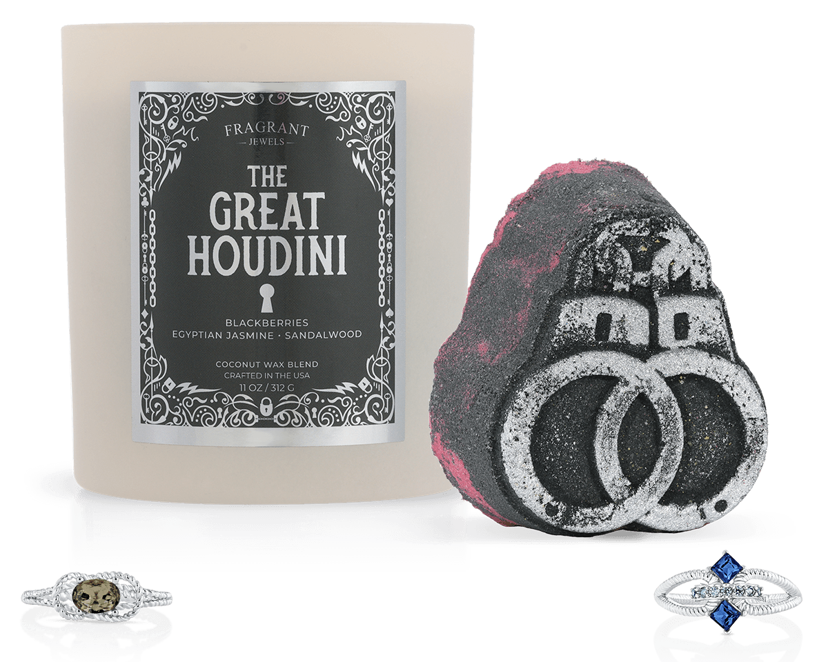 The Great Houdini - Candle and Bath Bomb Set