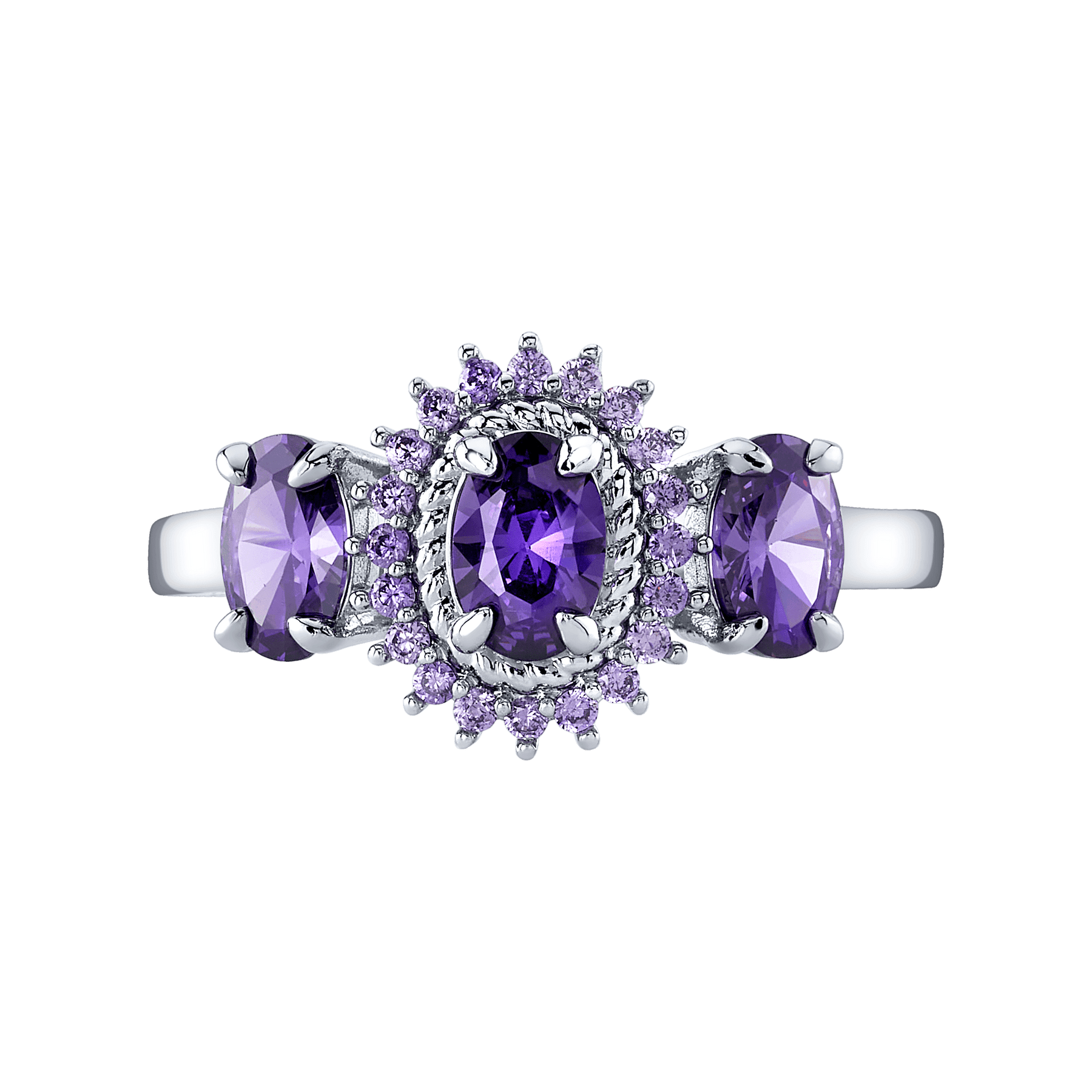 Purple on The Rise Ring