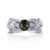 Silver Feathered Ring