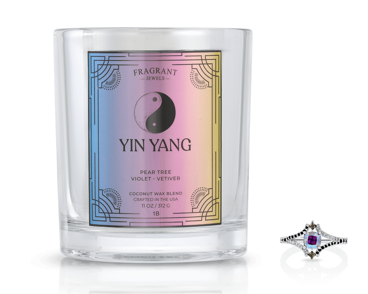 Yin Yang - Jewel Candle