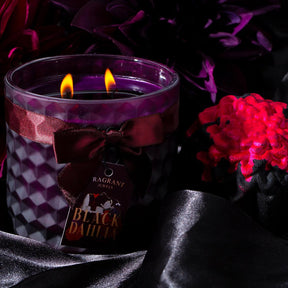 Black Dahlia - Satin Collection - Candle and Bath Bomb Set