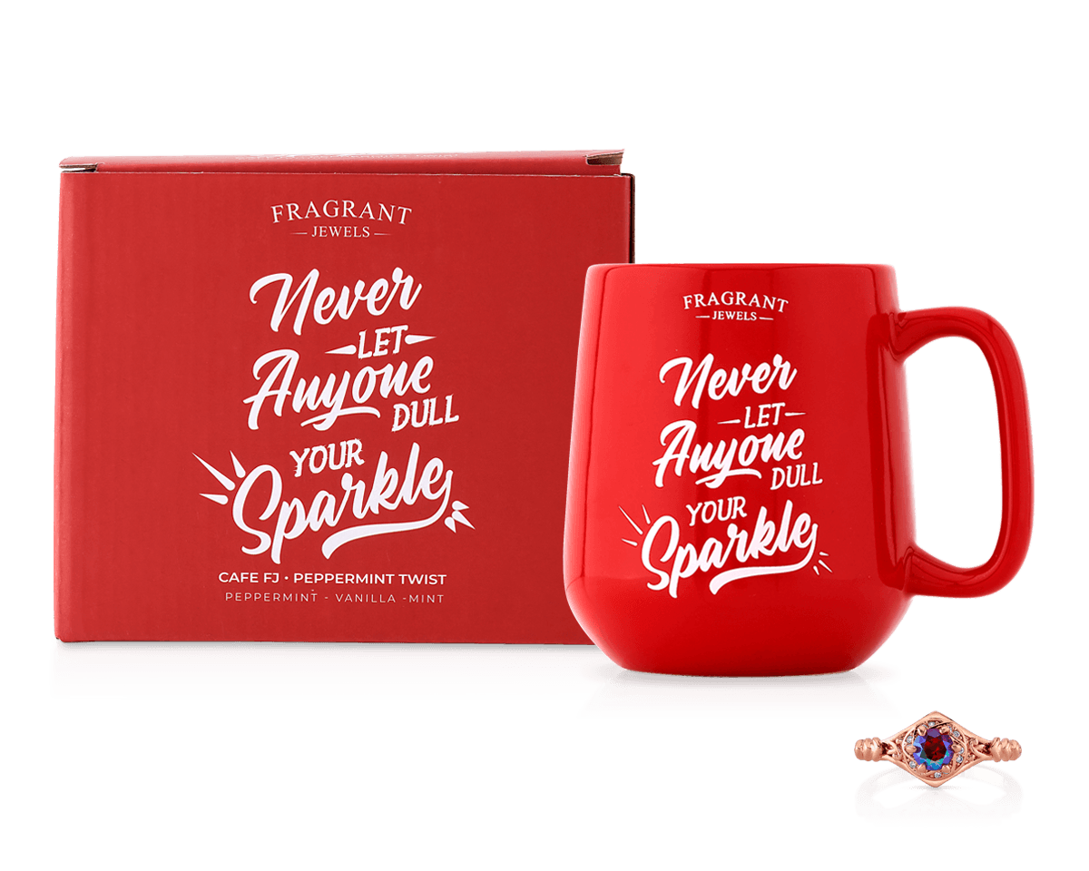 Cafe FJ: Peppermint Twist - Sparkle - Jewel Candle