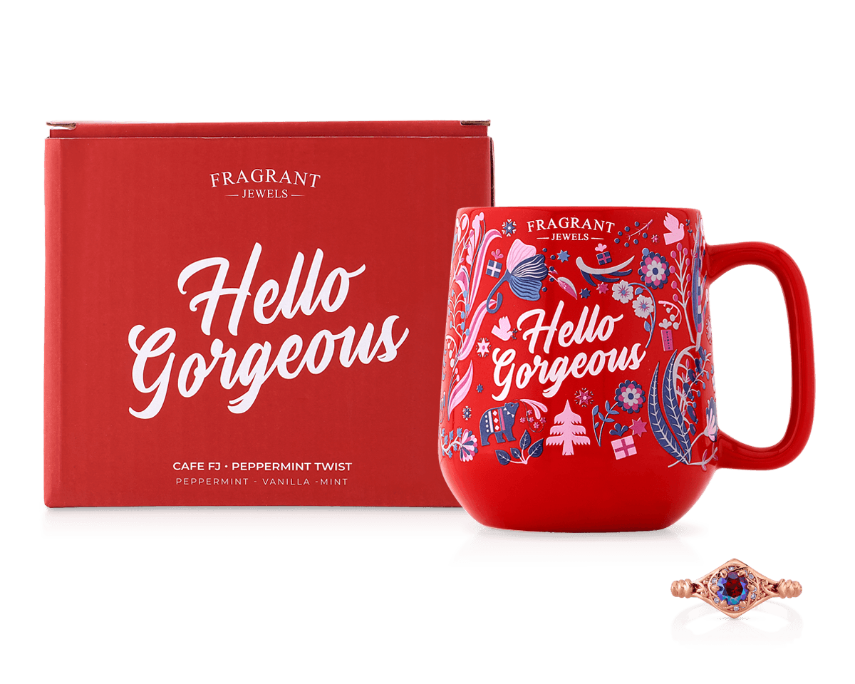 Cafe FJ: Peppermint Twist - Hello Gorgeous - Jewel Candle