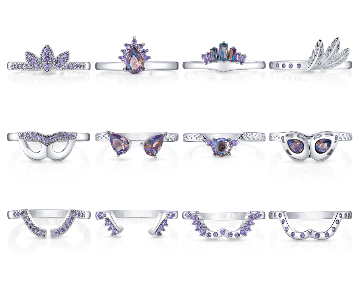 Mardi Gras - Carnival Collection - Jewel Candle