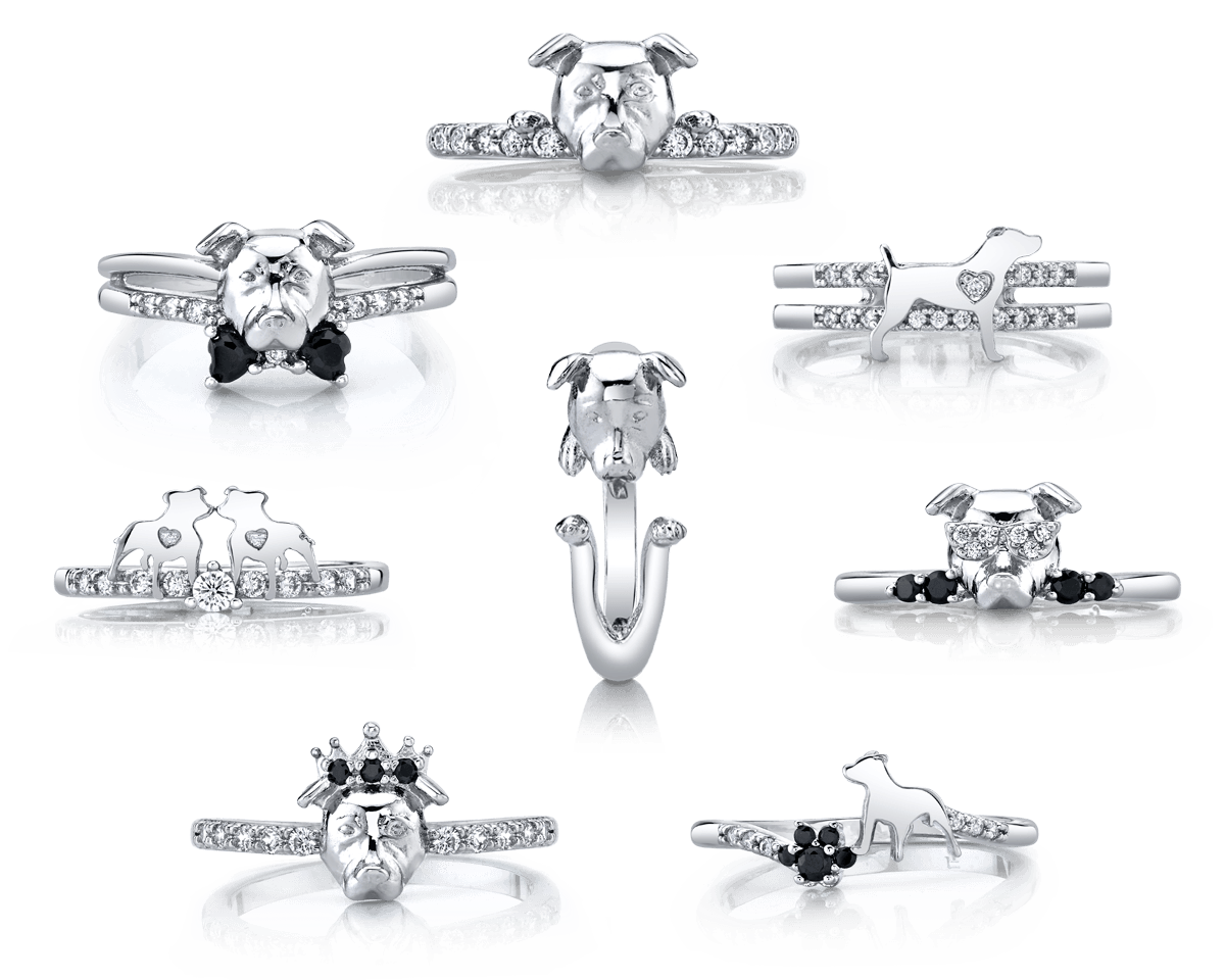 Pitbull - Furry Friends Collection - Jewel Candle