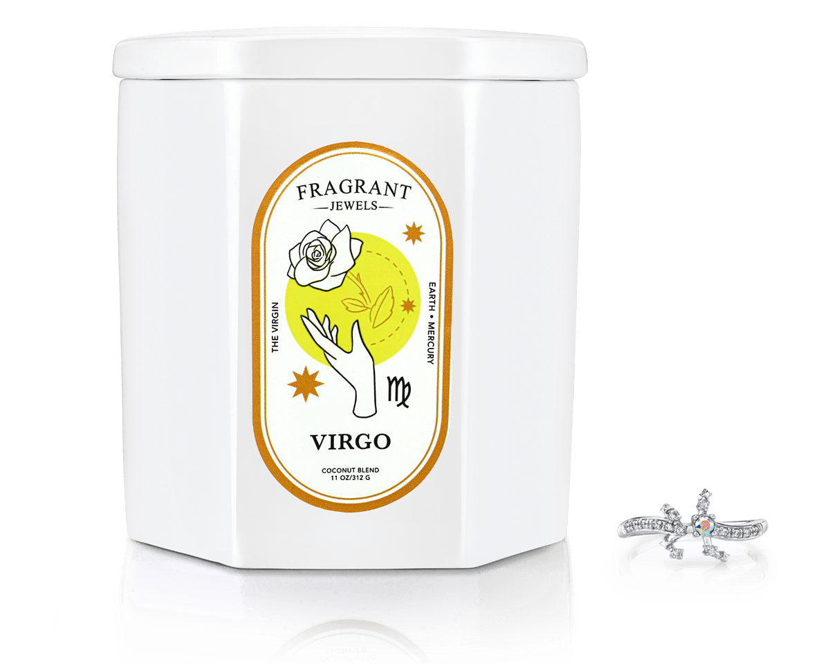 Virgo, The Virgin - Jewel Candle