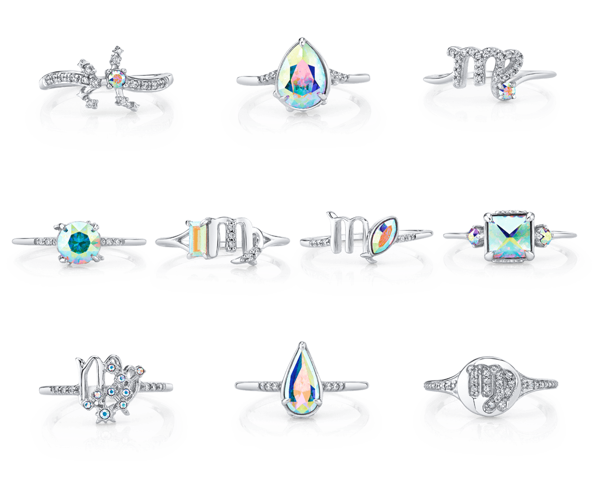 Virgo, The Virgin - Jewel Candle